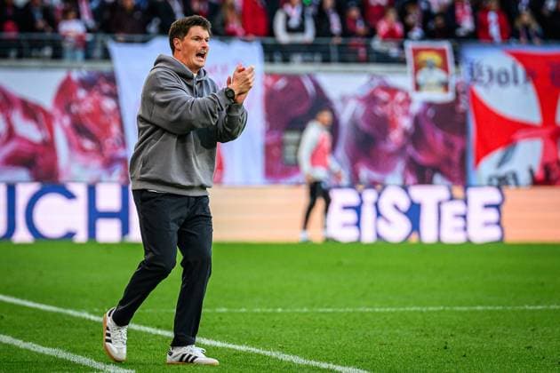 Soccer I Men I Season 2025 2026 I Bundesliga I Matchday 7 I RB Leipzig Hamburger SV I 18 10 2025 Merlin Polzin Coach, Hamburger SV Leipzig Red Bull Arena Saxony Germany Copyright: xLobecax xHenningxRohlfsx