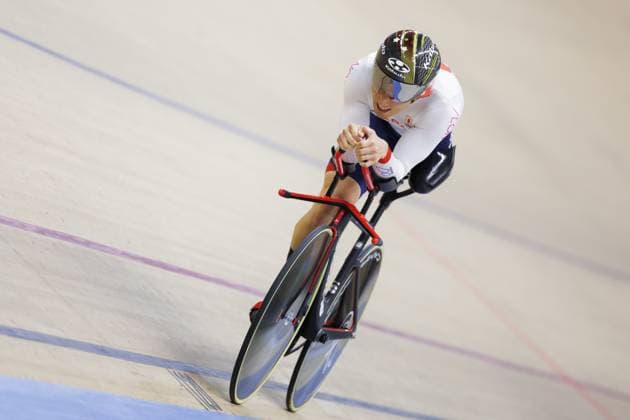 2025 UCI Para-Cycling Track World Championships Picture by Alex Whitehead SWpix.com - 18 10 2025 - Cycling - 2025 UCI Para-Cycling Track World Championships - Rio Olympic Velodrome, Rio de Janeiro, Brazil - MC2 1 Km Time Trial Qualifying - Shota Kawamoto (Japan) Copyright: x xSWpix.comx(t axPhotographyxHubxLtd)xAlexxWhitehead SWpix.comx SWP-3030-10013