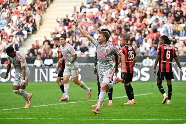 OGC Nice v Olympique Lyonnais - Ligue 1 McDonald s 2025 2026 07 Adam KARABEC (ol) during the Ligue 1 McDonald s match between Nice and Lyon at Allianz Riviera on October 18, 2025 in Nice, France. Nice France  Copyright: xFEPx 776348160
