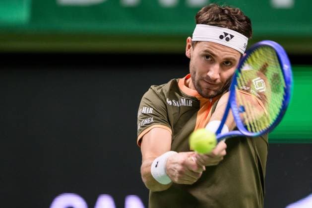 251018 Casper Ruud of Norway ahead of a men s singles tennis match during day 8 of the ATP 250 Nordic Open on October 18, 2025 in Stockholm Photo Jesper Zerman BILDBYRAN kod JZ JZ0630 tennis nordic open nordic open 2025 bbeng norge norway  Copyright: JESPERxZERMAN BB251018JZ009