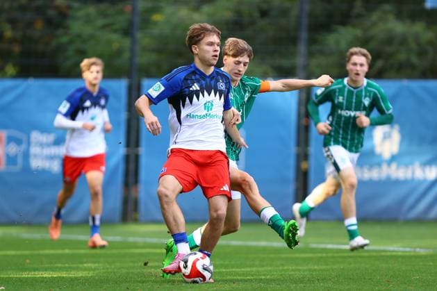Football, U19 DFB Youth League, Hamburger SV - SV Werder Bremen