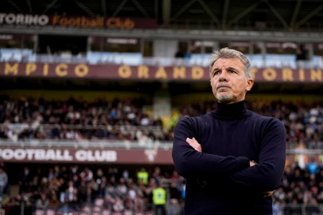 TorinoÕs head coach Marco Baroni during the Serie A soccer match between Torino Fc and Napoli at the Stadio Olimpico Grande Torino in Turin, north west Italy - October 18, 2025. - Soccer  Copyright: xFabioxFerrari LaPressex