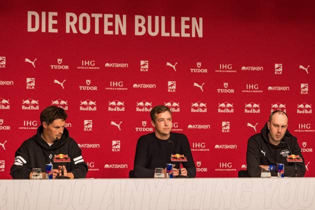 Football, 1. BL, RB Leipzig - Hamburger SV, Press conference of the coaches after the match