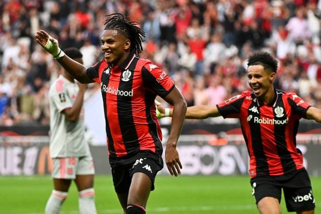 OGC Nice v Olympique Lyonnais - Ligue 1 McDonald s 2025 2026 06 Hicham BOUDAOUI (ogcn) during the Ligue 1 McDonald s match between Nice and Lyon at Allianz Riviera on October 18, 2025 in Nice, France. Nice France  Copyright: xFEPx 776348160