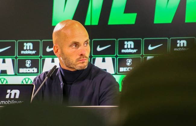 Football, 1. BL, VfL Wolfsburg - VfB Stuttgart, Press conference of the coaches after the match