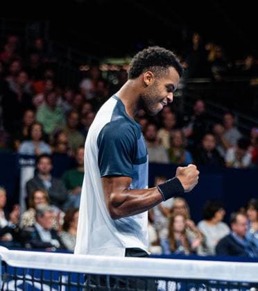 French Giovanni Mpetshi Perricard pictured during the European Open ATP, Tennis Herren tennis tournament in Brussels, on Saturday 18 October 2025. This year s edition of the tournament is taking place from 12 to 19 October 2025. EMILExWINDAL  x137182529x