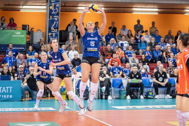 Volleyball, Women, VBF, Allianz MTV Stuttgart - Ladies in Black Aachen