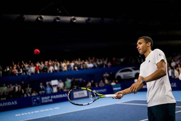 Canadian Felix Auger-Aliassime celebrates after winning the European Open ATP, Tennis Herren tennis tournament in Brussels, on Saturday 18 October 2025. This year s edition of the tournament is taking place from 12 to 19 October 2025. JASPERxJACOBS  x137188631x