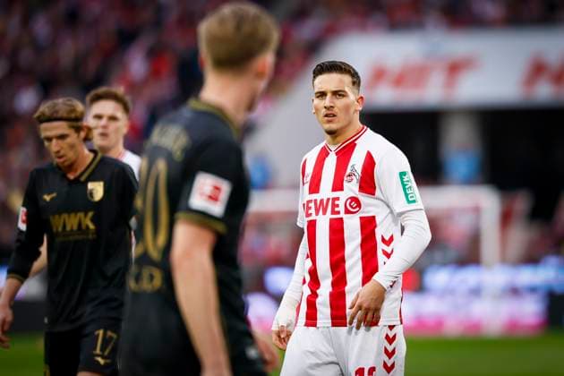 KOELN, GERMANY - OCTOBER 18: Said el Mala (1. FC Koeln, 13) during the Bundesliga match between 1. FC Koeln vs. FC Augsburg at the Rheinenergie-Stadion on matchday 7 of the 1. Bundesliga on October 18, 2025 in Koeln, Germany. DFL REGULATIONS PROHIBIT ANY USE OF PHOTOGRAPHS AS IMAGE SEQUENCES AND OR QUASI-VIDEO. Nordrhein-Westfalen Germany Copyright: xBEAUTIFULxSPORTS AxelxKohringx