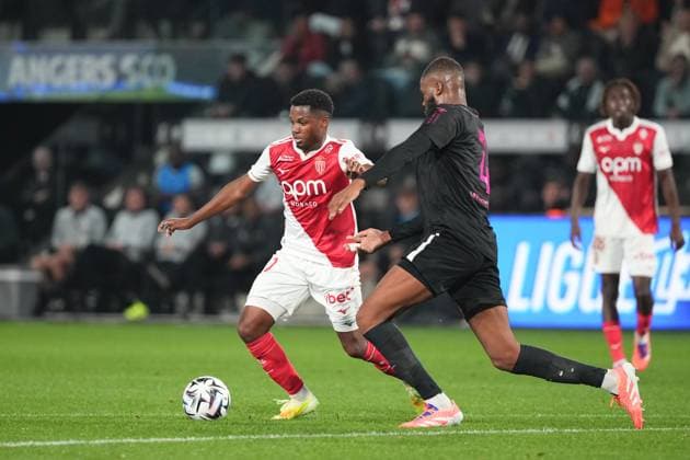 Angers SCO v AS Monaco - Ligue 1 McDonald s 2025 2026 31 Ansu FATI (asm) during the Ligue 1 McDonald s match between Angers and Monaco at Stade Raymond Kopa on October 18, 2025 in Angers, France. Angers France  Copyright: xFEPx 776348164