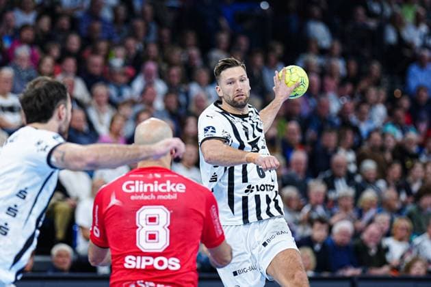 Harald Reinkind THW Kiel, 06 GER, THW Kiel vs MT Melsungen, Handball, 1 Bundesliga, Matchday 09, Season 2025 2026, 18 10 2025 GER, THW Kiel vs MT Melsungen, Handball, 1 Bundesliga, Matchday 09, Season 2025 2026, 18 10 2025 Kiel Copyright: xEibner-Pressefoto MarcelxvonxFehrnx EP_MFN