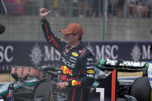 FORMULA 1 MSC CRUISES UNITED STATES GRAND PRIX 2025 18 10 2025, Circuit of The Americas, Austin, FORMULA 1 MSC CRUISES UNITED STATES GRAND PRIX 2025 , in the picture winner of the sprint race Max Verstappen NLD , Oracle Red Bull Racing nordphotoxGmbHx xBratic nph00250