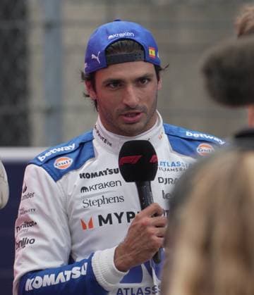 FORMULA 1 MSC CRUISES UNITED STATES GRAND PRIX 2025 18 10 2025, Circuit of The Americas, Austin, FORMULA 1 MSC CRUISES UNITED STATES GRAND PRIX 2025 , pictured 3rd place for Carlos Sainz Jr ESP , Atlassian Williams Racing nordphotoxGmbHx xBratic nph00250