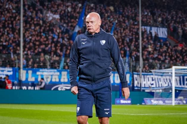 Germany Soccer 2 Bundesliga 2025 26, 9 Matchday VfL Bochum vs Hertha BSC Berlin Vonovia Ruhrstadion Bochum Uwe Rösler Coach, VfL Bochum Bochum North Rhine-Westphalia Germany Copyright: xJOERANxSTEINSIEKx