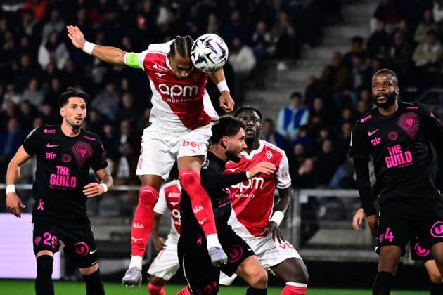 FOOTBALL : Angers vs Monaco - Ligue 1 - 18 10 2025 Thilo Kehrer ( 5 - Monaco ) during the Ligue 1 match between Angers SCO and AS Monaco at Stade Raymond Kopa on October 18, 2025 in Angers, France. ( Photo by Federico Pestellini PsnewZ ) - AngersFrance  Copyright: xFedericoxPestellinix