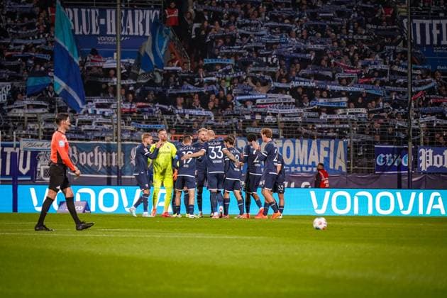Germany Soccer 2 Bundesliga 2025 26, 9 Matchday VfL Bochum vs Hertha BSC Berlin Vonovia Ruhrstadion Bochum Bochumer Team Bochum North Rhine-Westphalia Germany Copyright: xJOERANxSTEINSIEKx