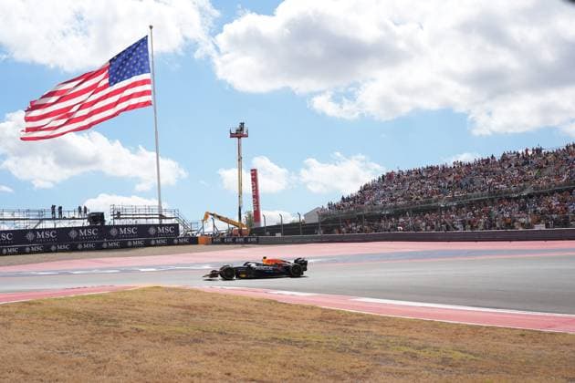 FORMULA 1 MSC CRUISES UNITED STATES GRAND PRIX 2025 18 10 2025, Circuit of The Americas, Austin, FORMULA 1 MSC CRUISES UNITED STATES GRAND PRIX 2025 , pictured Max Verstappen NLD , Oracle Red Bull Racing nordphotoxGmbHx xBratic nph00250