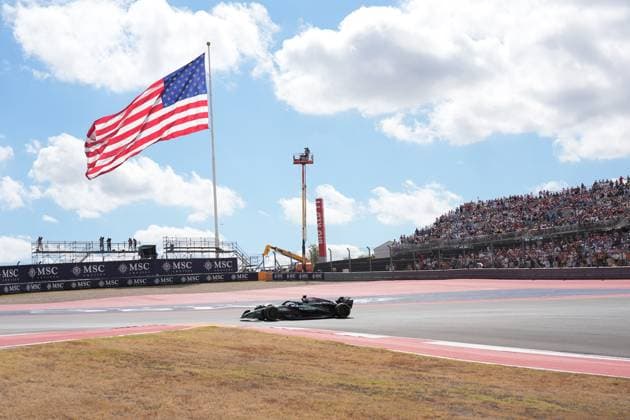 FORMULA 1 MSC CRUISES UNITED STATES GRAND PRIX 2025 18 10 2025, Circuit of The Americas, Austin, FORMULA 1 MSC CRUISES UNITED STATES GRAND PRIX 2025 , pictured George Russell GBR , Mercedes AMG Petronas Formula One Team nordphotoxGmbHx xBratic nph00250