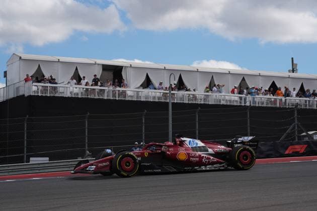 FORMULA 1 MSC CRUISES UNITED STATES GRAND PRIX 2025 18 10 2025, Circuit of The Americas, Austin, FORMULA 1 MSC CRUISES UNITED STATES GRAND PRIX 2025 , pictured Charles Leclerc MCO , Scuderia Ferrari HP nordphotoxGmbHx xBratic nph00250