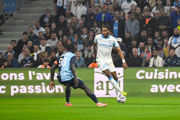 FOOTBALL : Olympique de Marseille VS Le Havre AC - Ligue 1 McDonald s - 18 10 2025 Pierre-Emerick Aubameyang (OM) - Ligue 1 McDonald™s match between Olympique de Marseille and Le Havre Athletic Club on October 18, 2025 at the Orange VÃ lodrome Stadium in Marseille. MarseilleFrance  Copyright: xWilliamxCannarellax