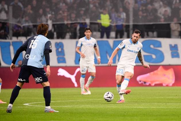 Olympique de Marseille v Le Havre Athletic Club - Ligue 1 McDonald s 2025 2026 23 Pierre-Emile HOJBJERG (om) during the Ligue 1 McDonald s match between Marseille and Le Havre at Stade Velodrome on October 18, 2025 in Marseille, France. Marseille France  Copyright: xFEPx 776348161