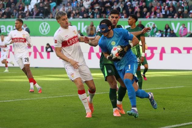 VfL vs Stuttgart, 1 BL Wolfsburg, 18 10 2025, FOOTBALL VfL Wolfsburg vs VfB Stuttgart, 1 BL, Season 2025 26 Wolfsburg