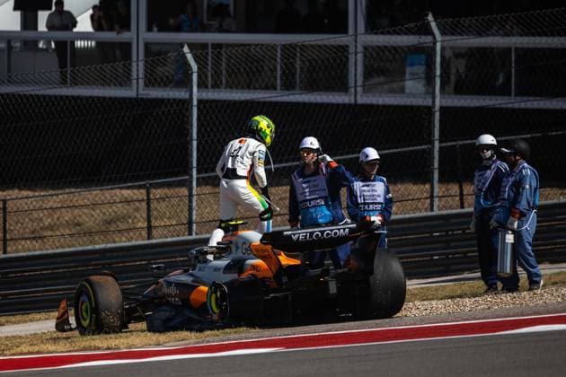 F1 - UNITED STATES GRAND PRIX 2025 04 NORRIS Lando (gbr), McLaren F1 Team MCL39, action during the 2025 Formula 1 United States Grand Prix, 19th round of the 2025 FIA Formula One World Championship, WM, Weltmeisterschaft from October 17 to 19, 2025 on the Circuit of the Americas, in Austin, Texas, United States of America - AustinUnited States  Copyright: xDPPIx