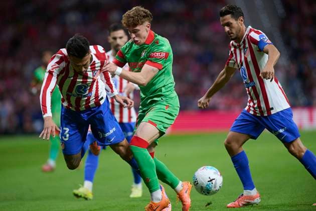 Spanish La Liga EA Sports soccer match Atletico Madrid vs Osasuna at Riyadh Air Metropolitano stadium in Madrid, Spain. 18 October 2025 Koke 900 Cordon Press  900 CordonxPress LOF - Atletico Madrid vs Osasuna