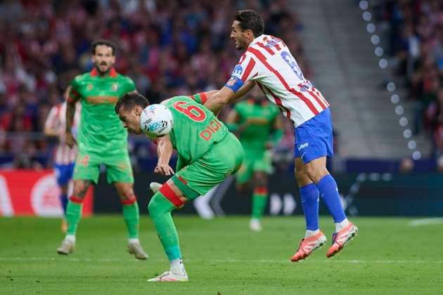 Spanish La Liga EA Sports soccer match Atletico Madrid vs Osasuna at Riyadh Air Metropolitano stadium in Madrid, Spain. 18 October 2025 Koke 900 Cordon Press  900 CordonxPress LOF - Atletico Madrid vs Osasuna
