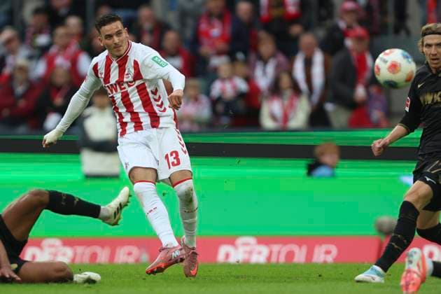 Said El Mala (1. FC Koeln) erzielt das Tor zum 1:1 waehrend des spiels der Bundesliga zwischen 1. FC Köln und FC Augsburg, RheinEnergieSTADION am 18. October 2025 in Köln, Deutschland. (Foto von Oliver Kaelke DeFodi Images) +++ Said El Mala (1. FC Koeln) scores his team s first goal during the Bundesliga match between 1. FC Köln and FC Augsburg at RheinEnergieSTADION on October 18, 2025 in Köln, Germany. (Photo by Oliver Kaelke DeFodi Images) DFL regulations prohibit any use of photographs as image sequences and or quasi-video. (Photo by Oliver Kaelke DeFodi Images) Said El Mala 1 FC Koeln scores his team s first goal during the Bundesliga match between 1 FC Köln and FC Augsburg, RheinEnergieSTADION on October 18, 2025 in Köln, Germany Photo by Oliver Kaelke DeFodi Images Said El Mala 1 FC Koeln scores his team s first goal during the Bundesliga match between 1 FC Köln and FC Augsburg at RheinEnergieSTADION on October 18, 2025 in Köln, Germany Photo by Oliver Kaelke DeFodi Images DFL regulations prohibit any use of photographs as image sequences and or quasi video Photo by Oliver Kaelke DeFodi Images
