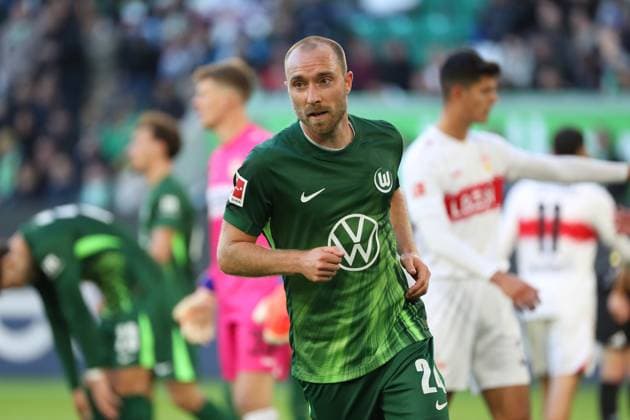VfL vs Stuttgart, 1 BL Wolfsburg, 18 10 2025, FOOTBALL VfL Wolfsburg vs VfB Stuttgart, 1 BL, Season 2025 26 Christian Eriksen VfL Wolfsburg Wolfsburg