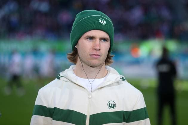VfL vs Stuttgart, 1 BL Wolfsburg, 18 10 2025, FOOTBALL VfL Wolfsburg vs VfB Stuttgart, 1 BL, Season 2025 26 Patrick Wimmer VfL Wolfsburg Wolfsburg