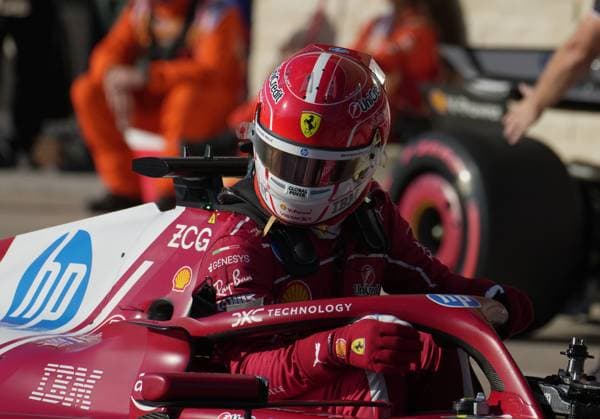 FORMULA 1 MSC CRUISES UNITED STATES GRAND PRIX 2025 18 10 2025, Circuit of The Americas, Austin, FORMULA 1 MSC CRUISES UNITED STATES GRAND PRIX 2025 , pictured 3 grid position for tomorrows race for Charles Leclerc MCO , Scuderia Ferrari HP nordphotoxGmbHx xBratic nph00250