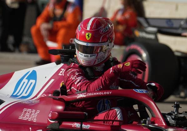 FORMULA 1 MSC CRUISES UNITED STATES GRAND PRIX 2025 18 10 2025, Circuit of The Americas, Austin, FORMULA 1 MSC CRUISES UNITED STATES GRAND PRIX 2025 , pictured 3 grid position for tomorrows race for Charles Leclerc MCO , Scuderia Ferrari HP nordphotoxGmbHx xBratic nph00250
