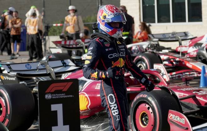 FORMULA 1 MSC CRUISES UNITED STATES GRAND PRIX 2025 18 10 2025, Circuit of The Americas, Austin, FORMULA 1 MSC CRUISES UNITED STATES GRAND PRIX 2025 , pictured pole position for Max Verstappen NLD , Oracle Red Bull Racing nordphotoxGmbHx xBratic nph00250