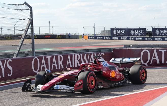 FORMULA 1 MSC CRUISES UNITED STATES GRAND PRIX 2025 18 10 2025, Circuit of The Americas, Austin, FORMULA 1 MSC CRUISES UNITED STATES GRAND PRIX 2025 , pictured Charles Leclerc MCO , Scuderia Ferrari HP nordphotoxGmbHx xBratic nph00250