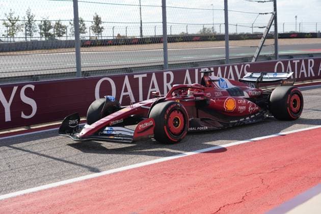 FORMULA 1 MSC CRUISES UNITED STATES GRAND PRIX 2025 18 10 2025, Circuit of The Americas, Austin, FORMULA 1 MSC CRUISES UNITED STATES GRAND PRIX 2025 , pictured Charles Leclerc MCO , Scuderia Ferrari HP nordphotoxGmbHx xBratic nph00250