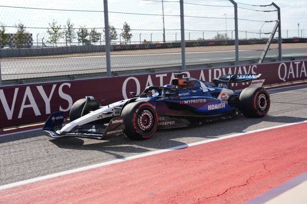 FORMULA 1 MSC CRUISES UNITED STATES GRAND PRIX 2025 18 10 2025, Circuit of The Americas, Austin, FORMULA 1 MSC CRUISES UNITED STATES GRAND PRIX 2025 , pictured Alexander Albon GBR , Atlassian Williams Racing nordphotoxGmbHx xBratic nph00250