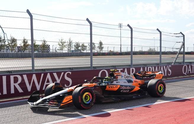 FORMULA 1 MSC CRUISES UNITED STATES GRAND PRIX 2025 18 10 2025, Circuit of The Americas, Austin, FORMULA 1 MSC CRUISES UNITED STATES GRAND PRIX 2025 , pictured Lando Norris GBR , McLaren F1 Team nordphotoxGmbHx xBratic nph00250
