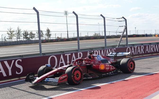 FORMULA 1 MSC CRUISES UNITED STATES GRAND PRIX 2025 18 10 2025, Circuit of The Americas, Austin, FORMULA 1 MSC CRUISES UNITED STATES GRAND PRIX 2025 , pictured Charles Leclerc MCO , Scuderia Ferrari HP nordphotoxGmbHx xBratic nph00250