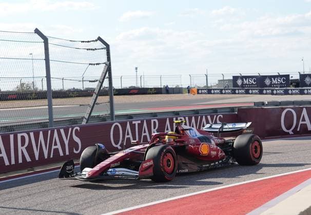 FORMULA 1 MSC CRUISES UNITED STATES GRAND PRIX 2025 18 10 2025, Circuit of The Americas, Austin, FORMULA 1 MSC CRUISES UNITED STATES GRAND PRIX 2025 , pictured Lewis Hamilton GBR , Scuderia Ferrari HP nordphotoxGmbHx xBratic nph00250