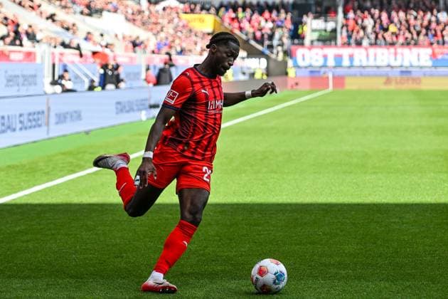 GER, 1 FBL, 1 FC Heidenheim vs SV Werder Bremen 18 10 2025, Voith Arena, Heidenheim, GER, 1 FBL, 1 FC Heidenheim vs SV Werder Bremen, pictured Omar Traore Heidenheim, 23 nordphotoxGmbHx xHafner nph00200