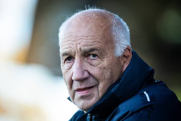 Babelsberg , 181025 , Soccer Regionalliga Nordost SV Babelsberg 03 Rot Weiß Weiss Erfurt in the picture Sports Director Franz Gerber Erfurt
