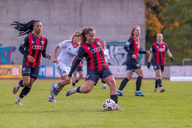Ingolstadt, Germany 19 October 2025 2 BL Women 2025 2026 FC Ingolstadt 04 vs Eintracht Frankfurt II In the picture Mara Winter FCI Audi Sportpark Bayern Copyright: xFotostandx xSchäferx