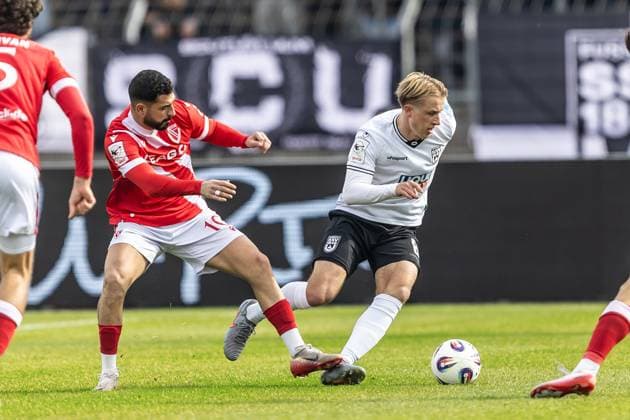 Football, 3rd League, SSV Ulm 1846 - Energie Cottbus