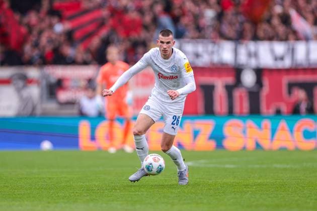 19 10 2025, 2 Bundesliga, Matchday 9, 1 FC Nürnberg Holstein Kiel, David Zec Holstein Kiel , Nuremberg Max Morlock Stadion Bayern Germany xRHR PHOTO DEx Copyright: DennisxEwert RHR-FOTOx RHR-FOTO DE