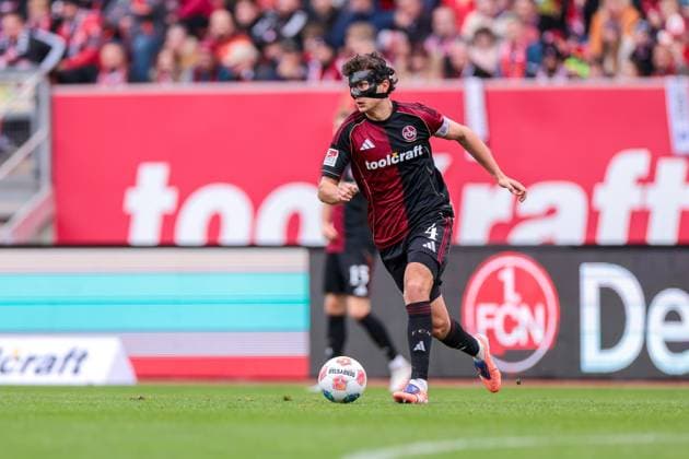 19 10 2025, 2 Bundesliga, Matchday 9, 1 FC Nürnberg Holstein Kiel, Fabio Gruber 1 FC Nürnberg , Nuremberg Max Morlock Stadion Bayern Germany xRHR PHOTO DEx Copyright: DennisxEwert RHR-FOTOx RHR-FOTO DE