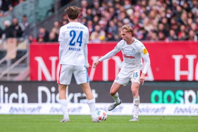 19 10 2025, 2 Bundesliga, Matchday 9, 1 FC Nürnberg Holstein Kiel, Kasper Davidsen Holstein Kiel , Nuremberg Max Morlock Stadion Bayern Germany xRHR PHOTO DEx Copyright: DennisxEwert RHR-FOTOx RHR-FOTO DE