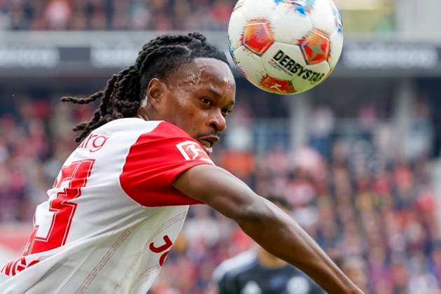 Jordy Makengo SC Freiburg, 33 , Germany, Football, 1 Bundesliga, Matchday 7, 2025 2026, SC Freiburg vs Eintracht Frankfurt, 19 10 2025, Europa Park Stadion, Freiburg im Breisgau, Germany Freiburg im Breisgau Europa Park Stadion Baden Württemberg Germany Copyright: xGrantxHubbsx