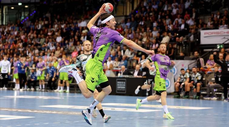 BAU 19 10 2025 Stuttgart Handball TVB Stuttgart vs Füchse Berlin, Kasper Lien Stuttgart